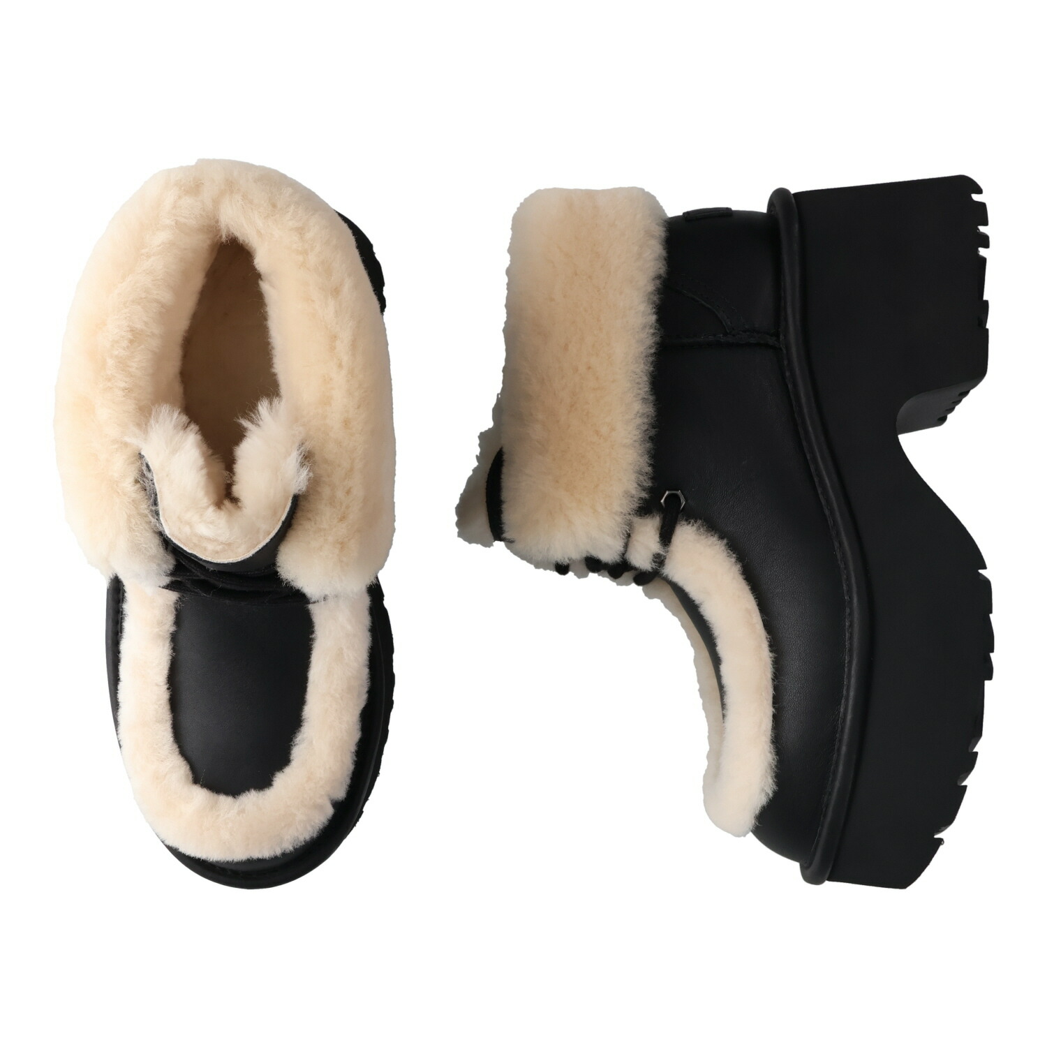 楽天市場】UGG ESMEE LEATHER LACE UP アグ ブーツ ムートンブーツ