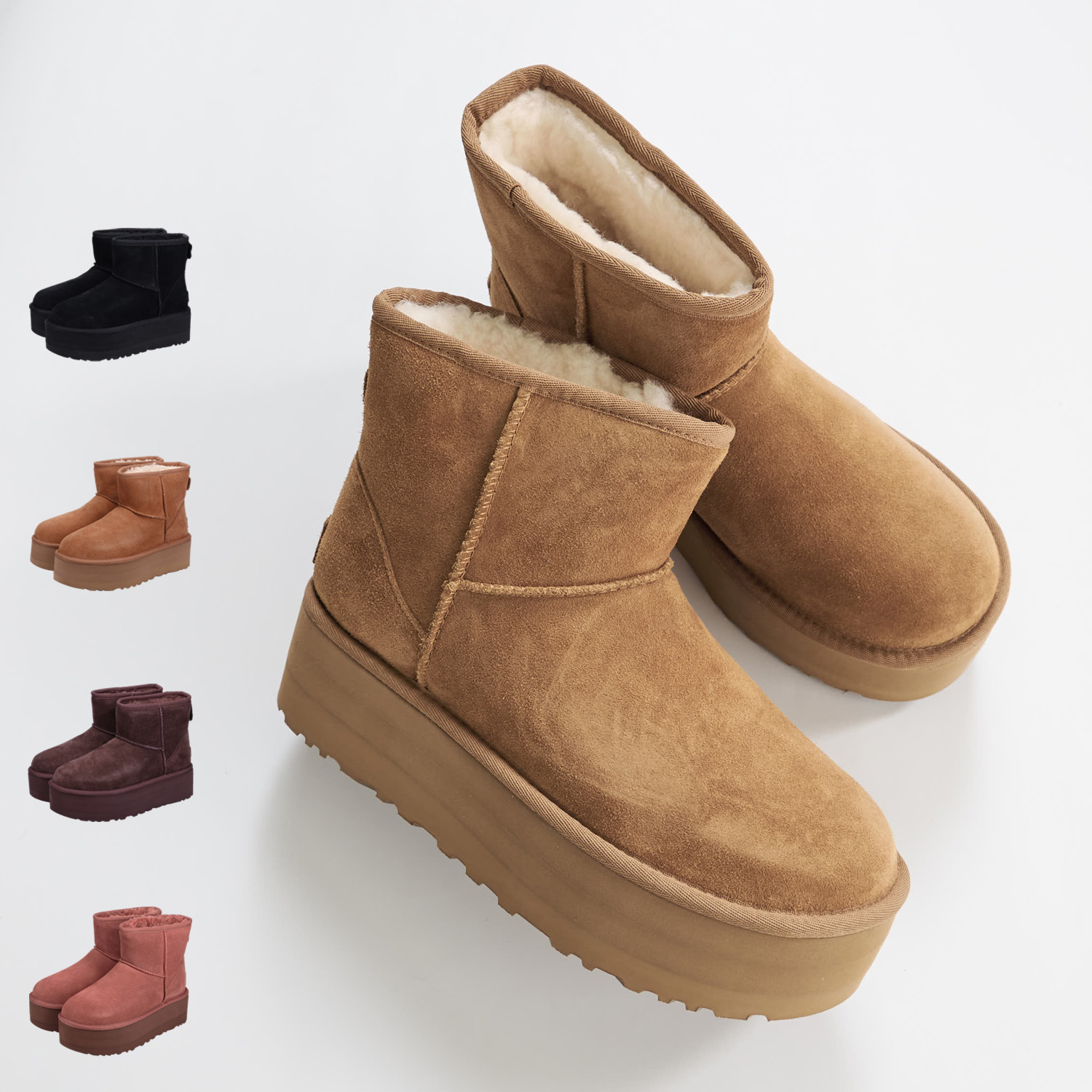 楽天市場】UGG WCLASSIC MINI PLATFORM アグ ムートンブーツ