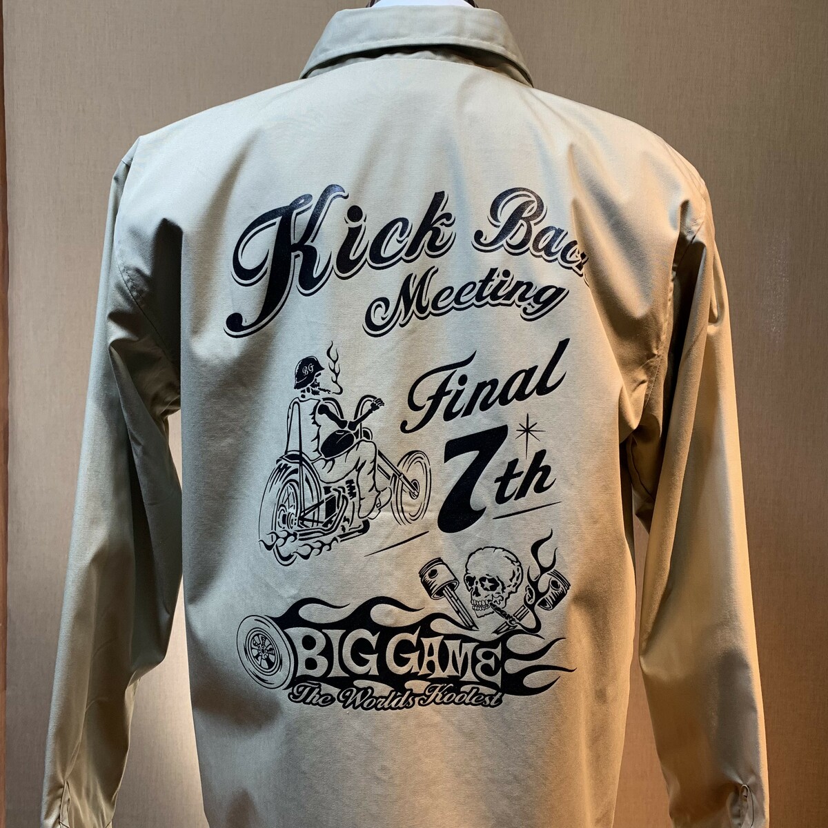 楽天市場】T/C コーチジャケット スカル ハーレー バイカー アメ車