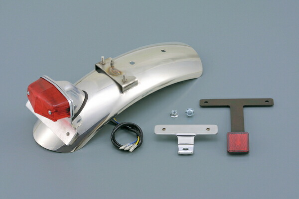 楽天市場】W650（〜08年） ステンレスショート リアフェンダー