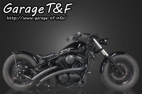 楽天市場】バルカン400/クラシック ベントマフラー（ブラック）タイプ1