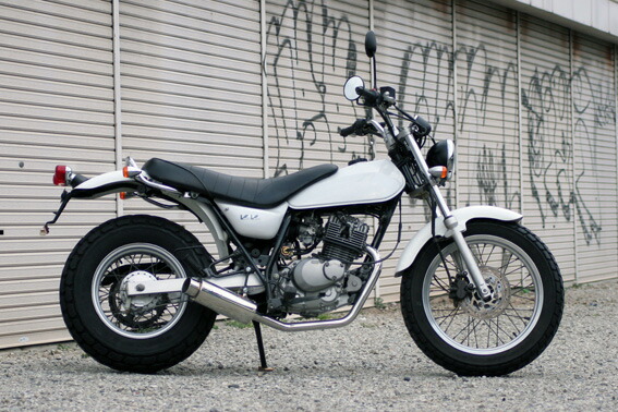 楽天市場】バンバン200（VANVAN）キャブ車 100Φ砲弾ステンレスマフラー