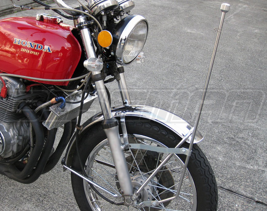 楽天市場】旗棒 730mm メッキ仕上げ ゼファー バリオス ZRX400