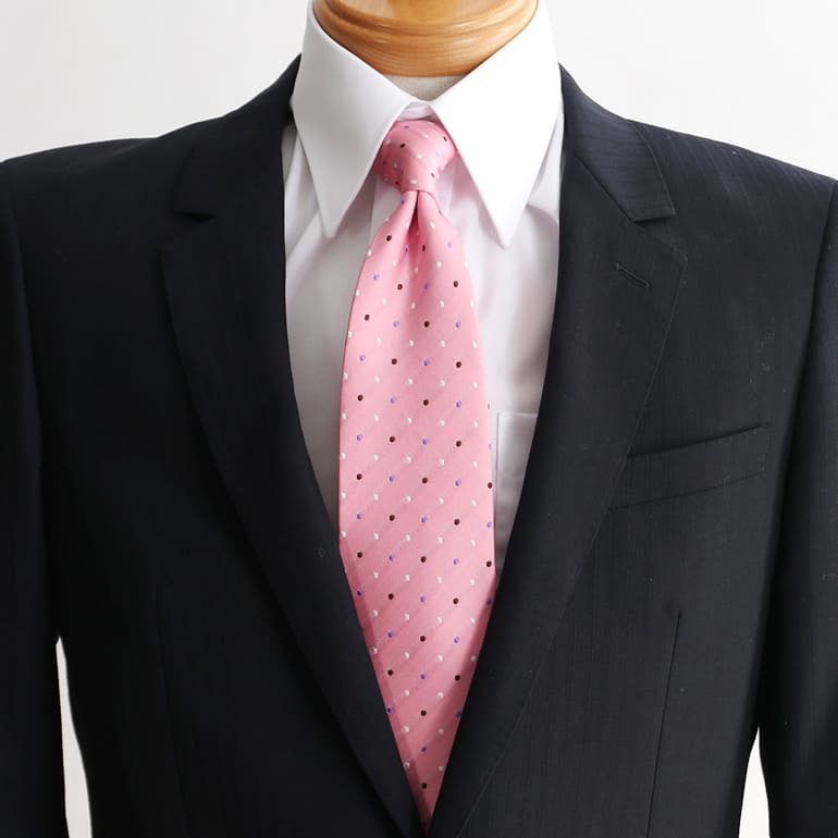 楽天市場】洗えるネクタイ ストライプ 小紋柄 ピンク グレー ホワイト