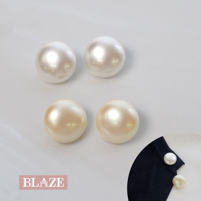 楽天市場】【2個入り】パールボタン 直径約 13mm ハンドメイド