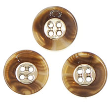 楽天市場】【2個・3個入り】 プラスチック ボタン 20〜30mm べっ甲 風