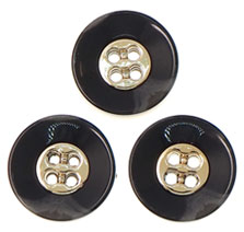 楽天市場】【2個・3個入り】 プラスチック ボタン 20〜30mm べっ甲 風