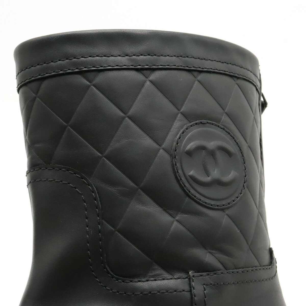 楽天市場】CHANEL シャネル ココマーク マトラッセ エンジニアブーツ