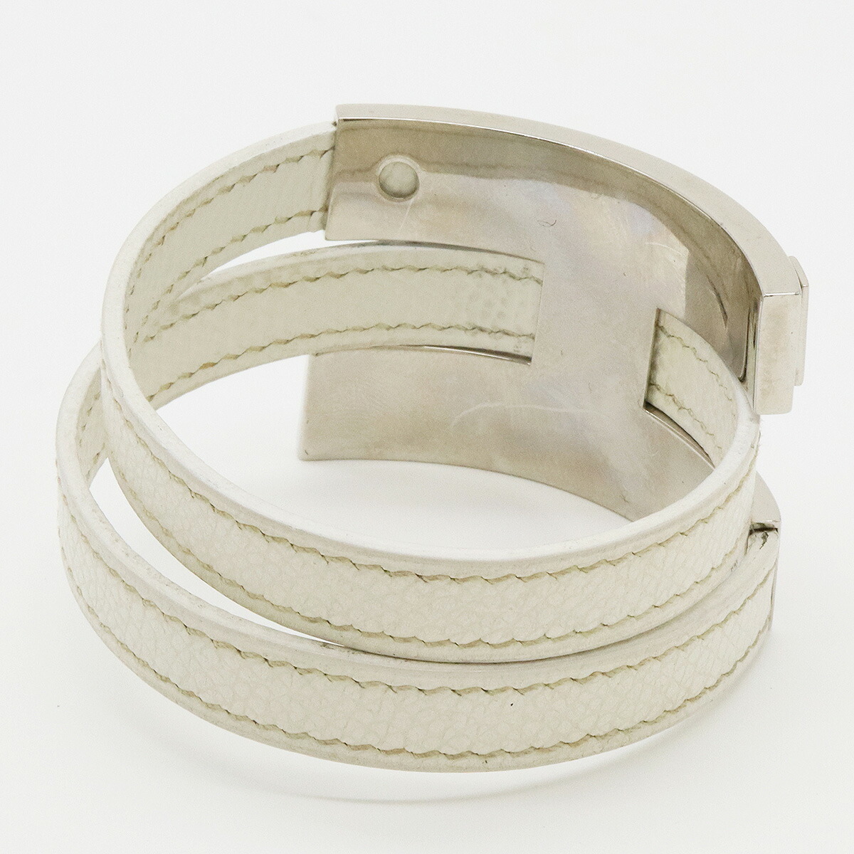 楽天市場】HERMES エルメス プスプス ブレスレット バングル Hモチーフ