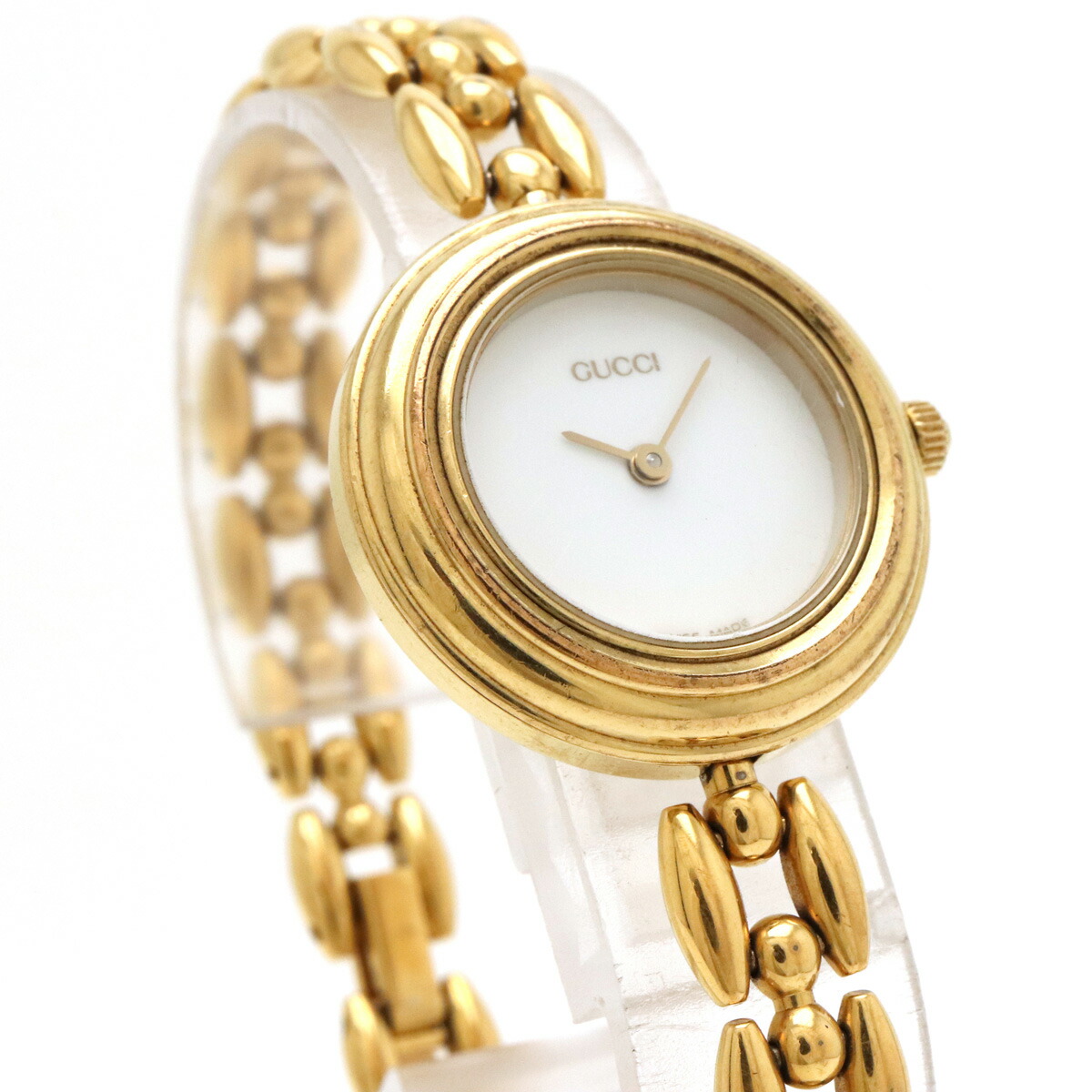 楽天市場】【ウォッチ】GUCCI グッチ チェンジベゼル ホワイト文字盤