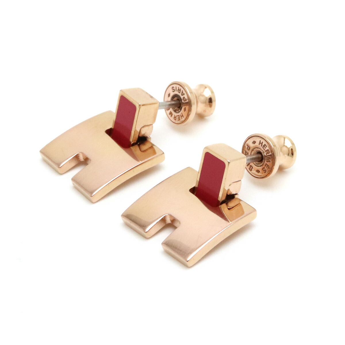 楽天市場】【ジュエリー】HERMES エルメス アイリーン Hロゴ ピアス