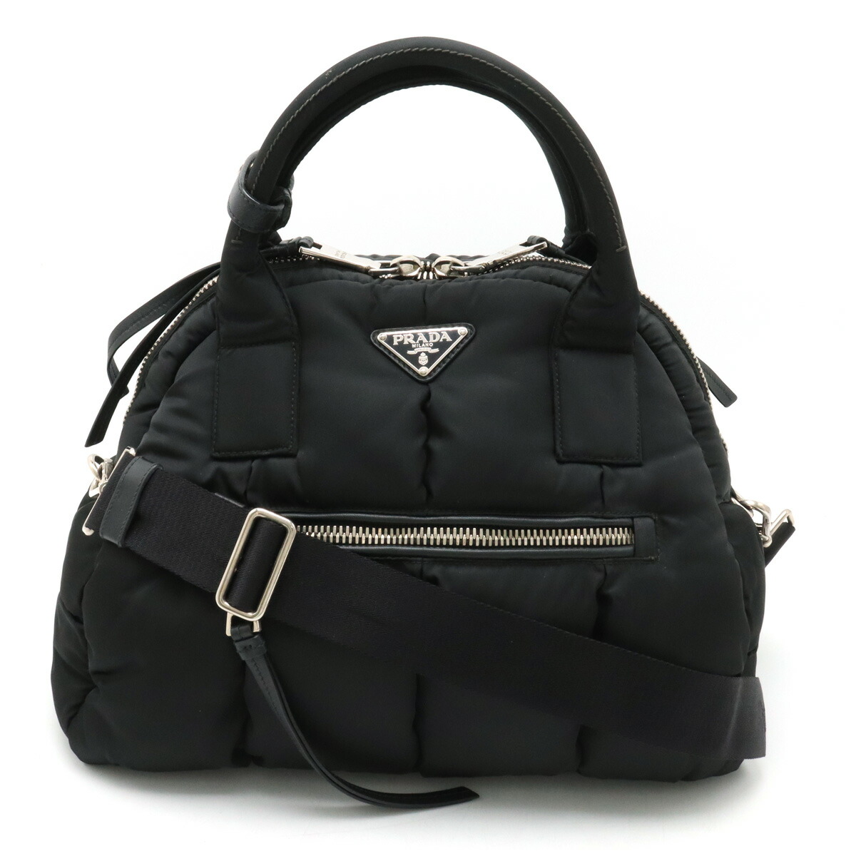 楽天市場】【バッグ】PRADA プラダ テスート ボンバー ハンドバッグ