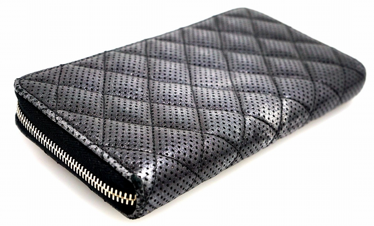 楽天市場】【財布】CHANEL シャネル マトラッセ パンチングレザー