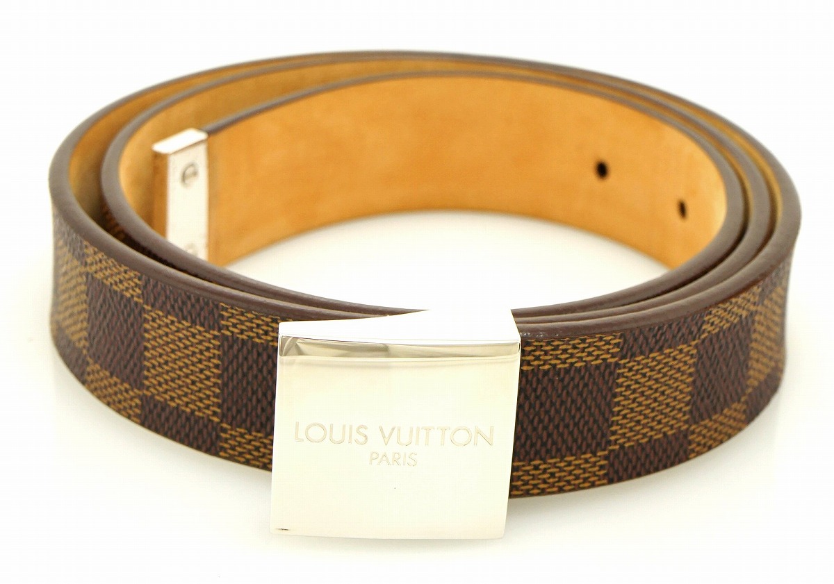 楽天市場】LOUIS VUITTON ルイ ヴィトン ダミエ サンチュール キャレ