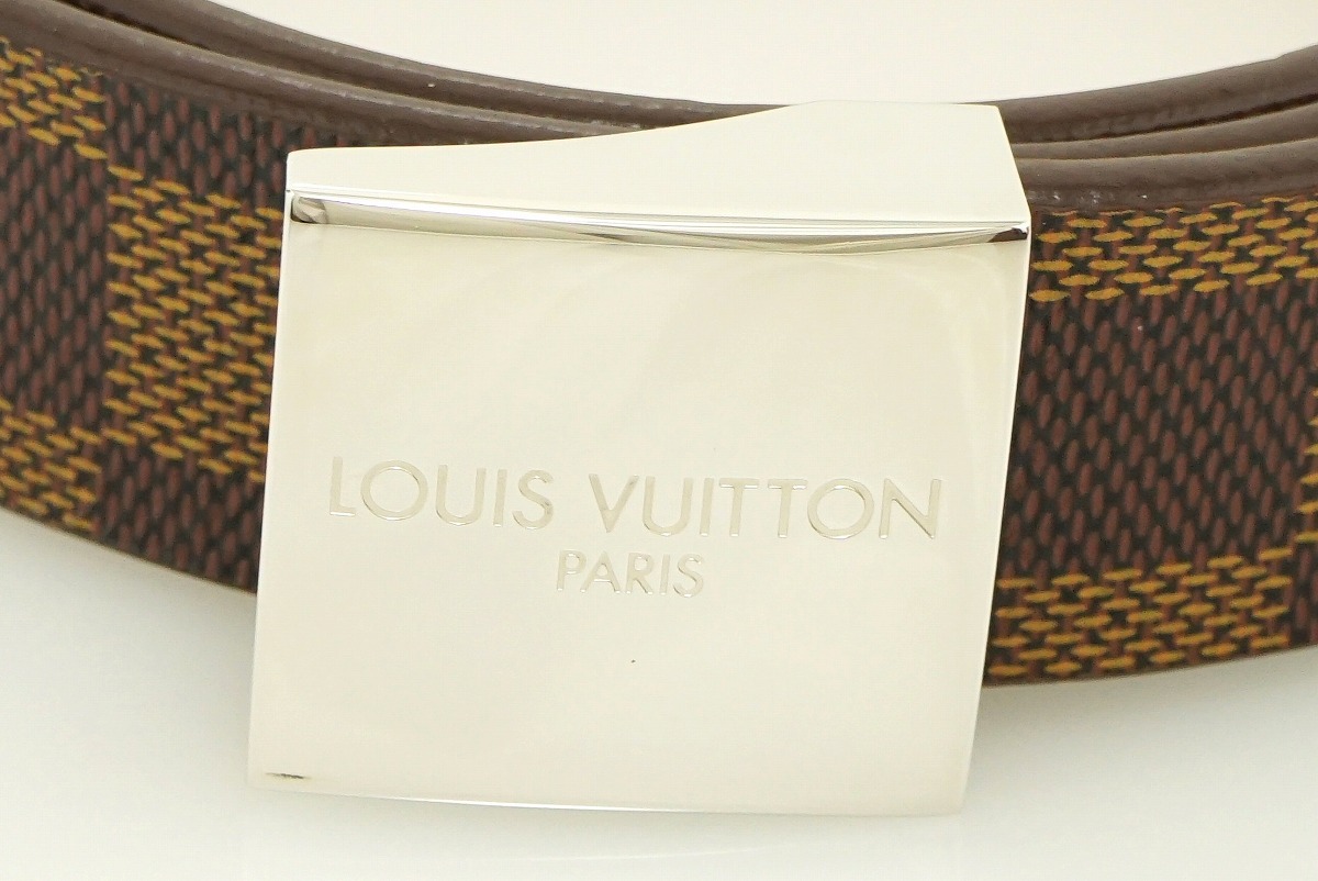 楽天市場】LOUIS VUITTON ルイ ヴィトン ダミエ サンチュール キャレ