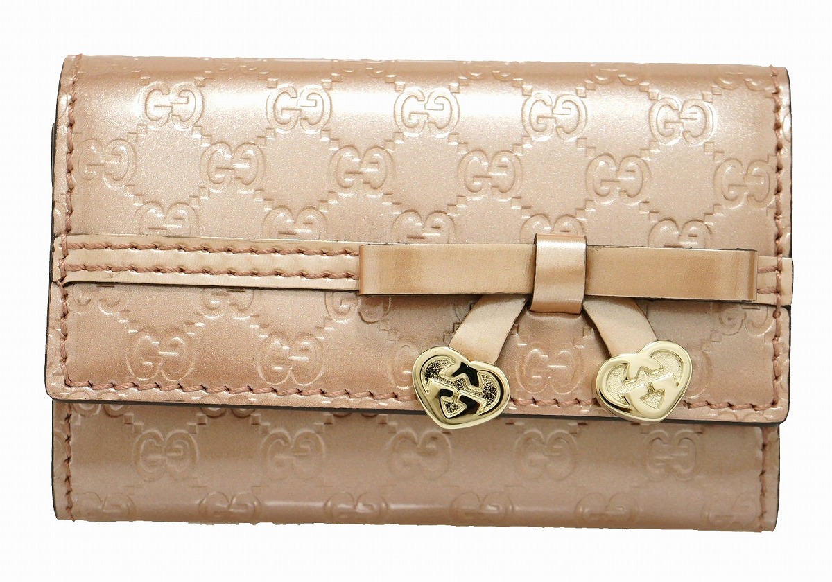 楽天市場】GUCCI グッチ マイクログッチシマ 6連キーケース メタリック