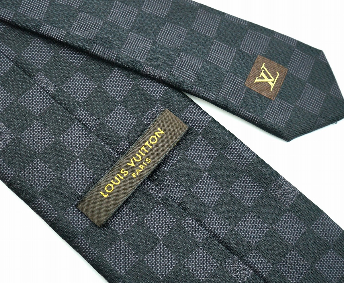 楽天市場】LOUIS VUITTON ルイ ヴィトン ネクタイ ダミエ グラフィット