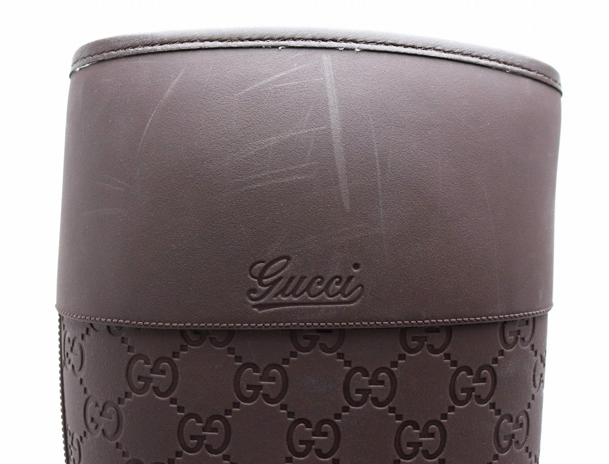 楽天市場】【靴】GUCCI グッチ グッチシマ GG柄 型押し ラバーブーツ