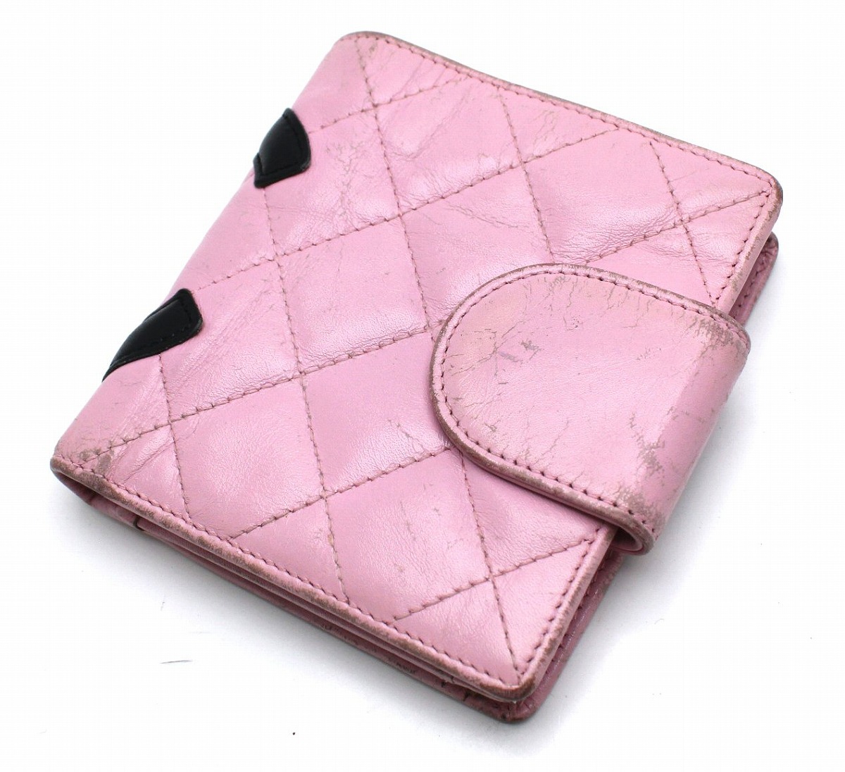 楽天市場】【財布】CHANEL シャネル カンボンライン がま口財布 ガマ口