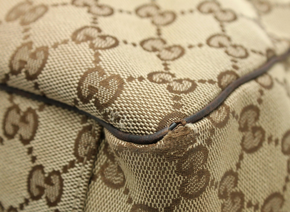 楽天市場】【バッグ】 GUCCI グッチ GGキャンバス レザー スカーフ付