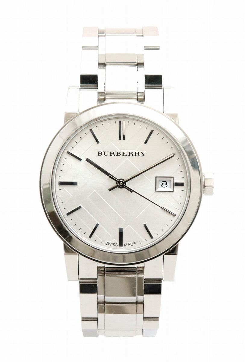 楽天市場】【ウォッチ】BURBERRY バーバリー シティ シルバー文字盤 SS