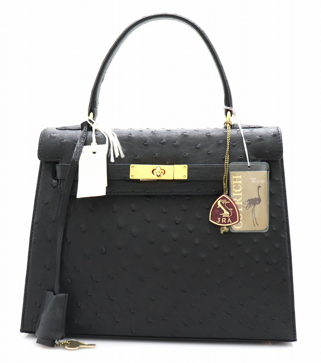 楽天市場】【未使用品】【バッグ】JRA ケリータイプ OSTRICH