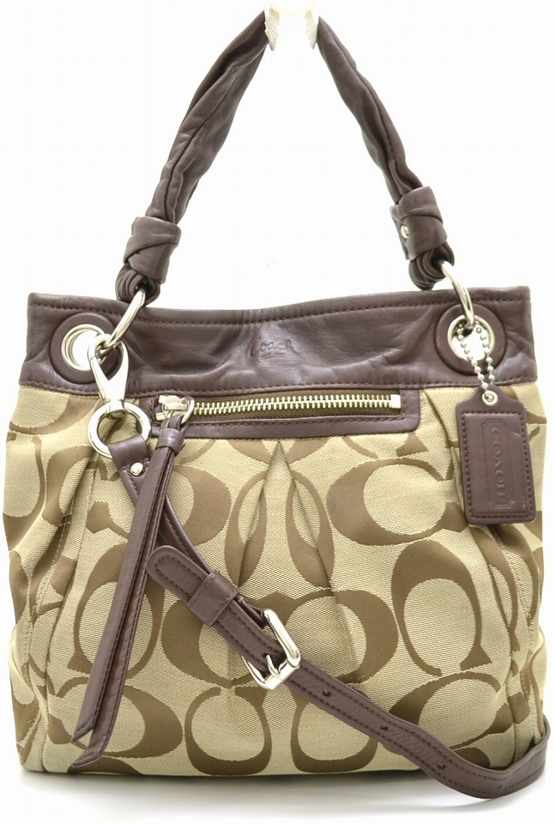 楽天市場】【バッグ】COACH コーチ シグネチャー パーカー