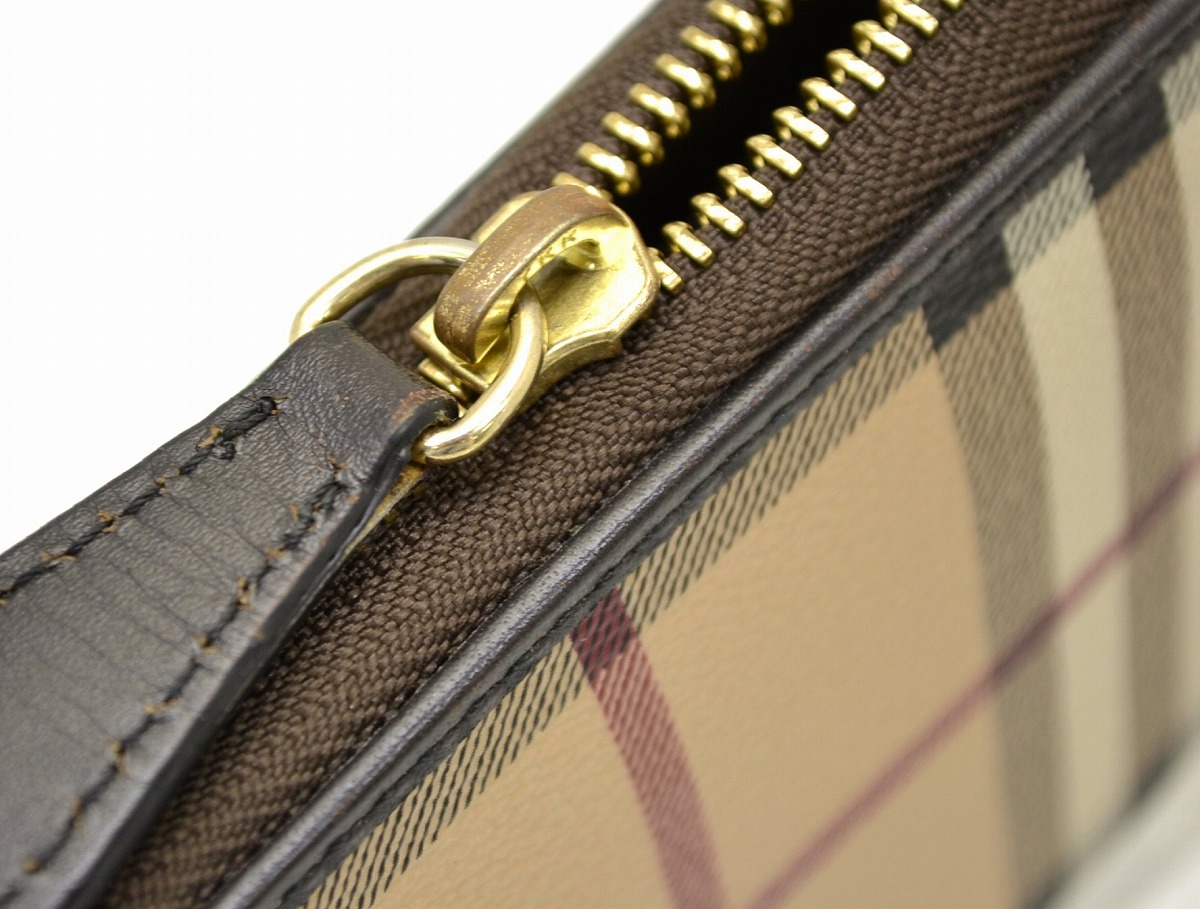 楽天市場】【財布】BURBERRY バーバリー ラウンドファスナー長財布