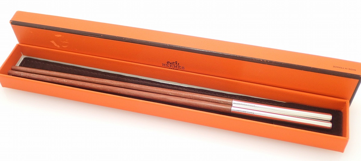 楽天市場】【未使用品】HERMES エルメス セリエ 箸 はし ブラウン