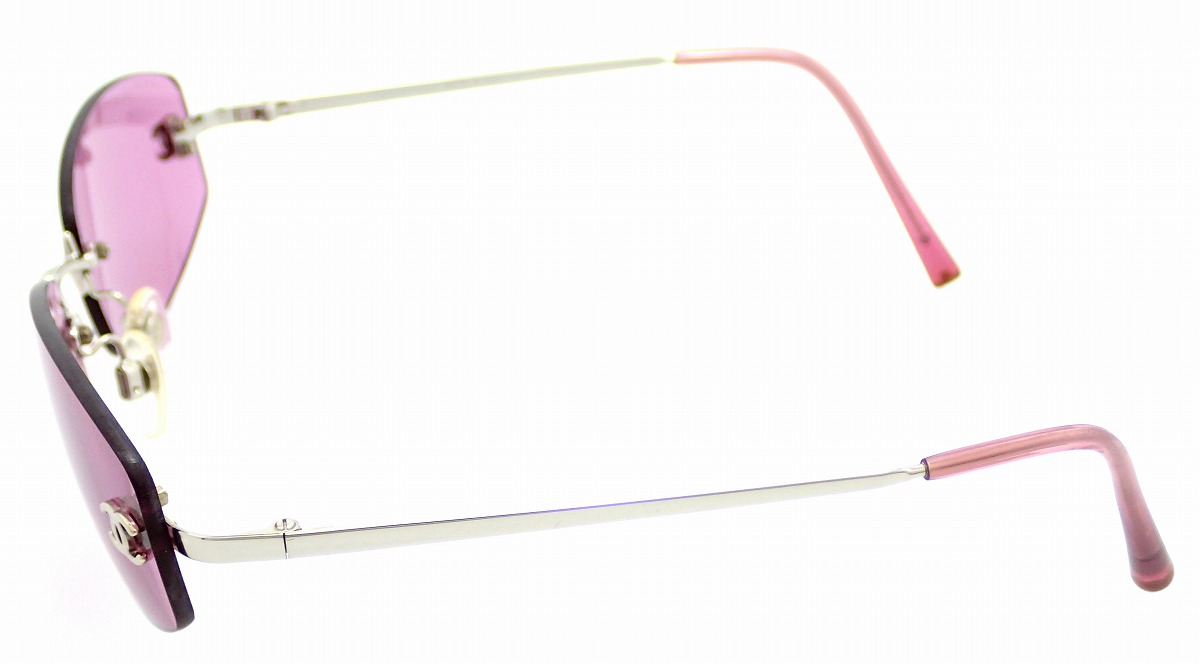 楽天市場】CHANEL シャネル サングラス ココマーク 紫 パープル