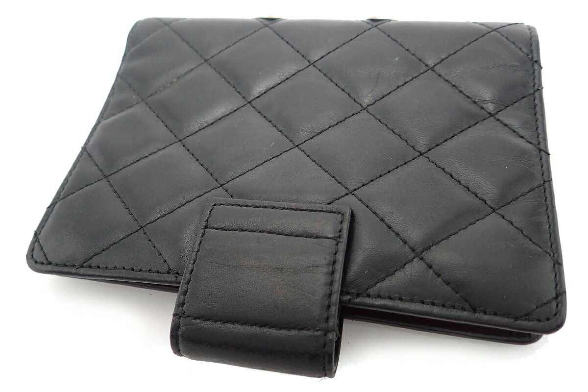 楽天市場】CHANEL シャネル カンボンライン 手帳カバー 6穴式 システム