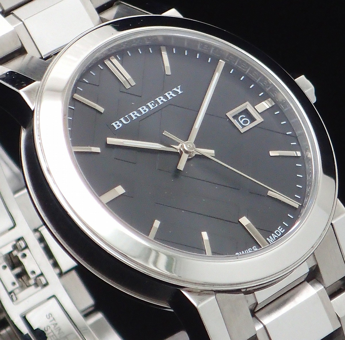 楽天市場】【ウォッチ】BURBERRY バーバリー シティ ブラックチェック