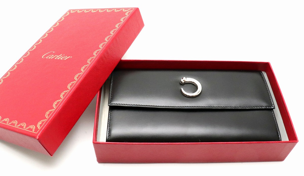 楽天市場】【財布】Cartier カルティエ パンテール 3つ折長財布 レザー
