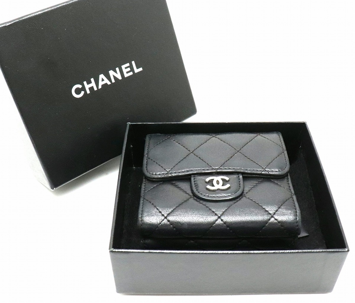 楽天市場】【財布】CHANEL シャネル マトラッセ ダブルホック Wホック