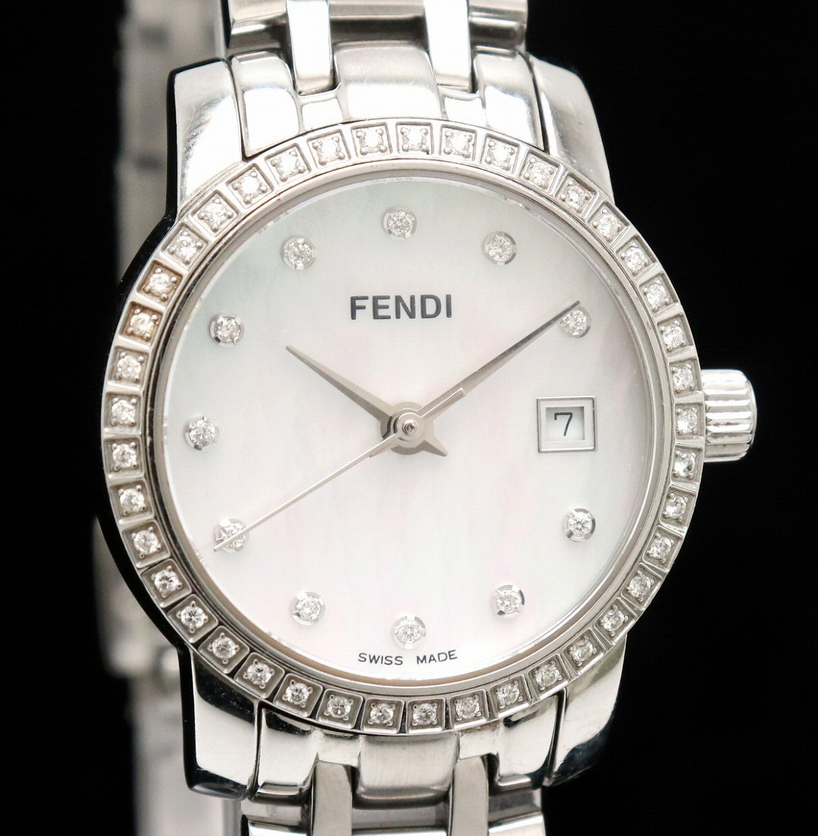 楽天市場】【ウォッチ】FENDI フェンディ クラシコ 11Pダイヤ ダイヤ