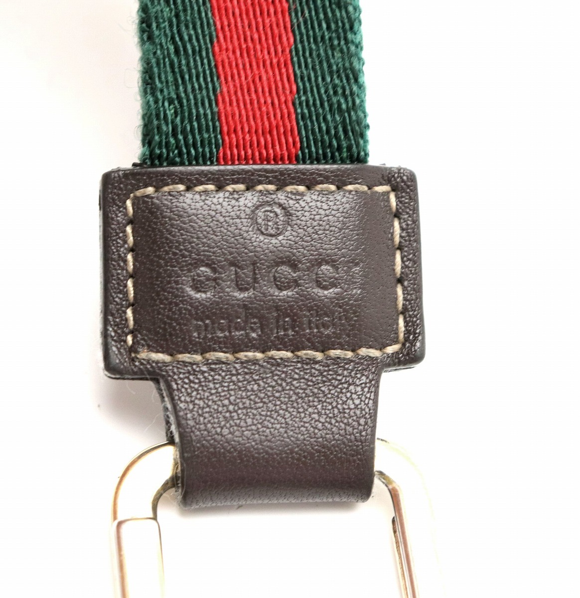 楽天市場】GUCCI グッチ シェリーライン チャーム レザー キーホルダー