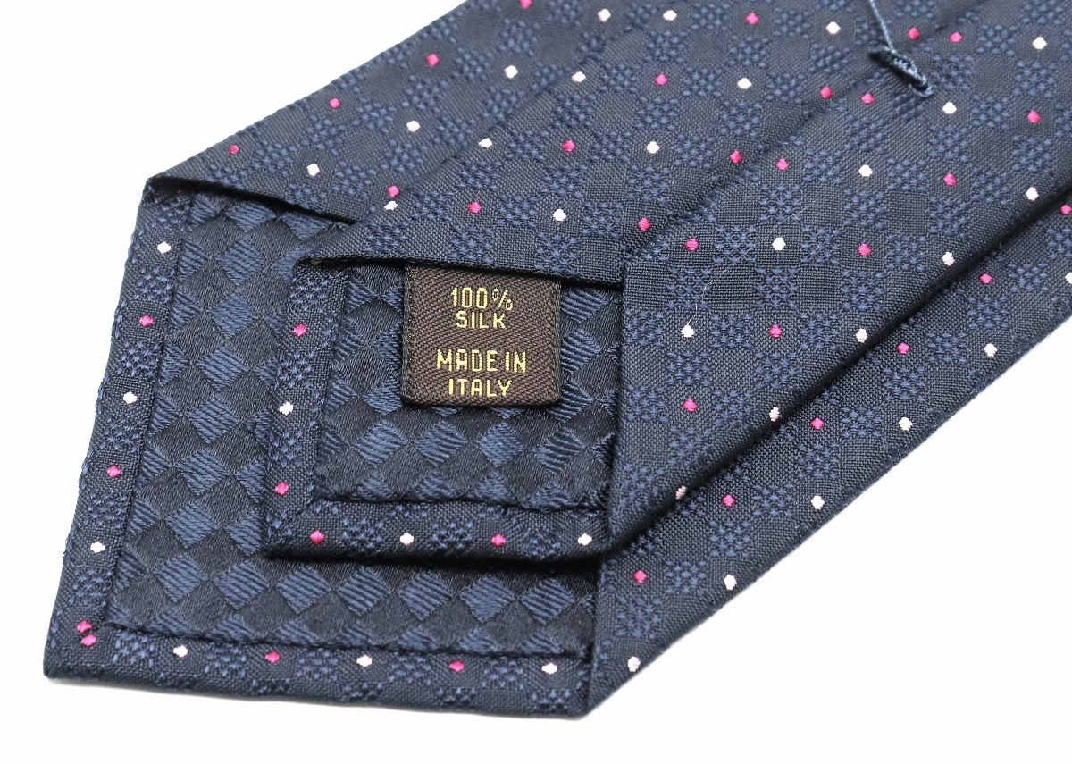 楽天市場】LOUIS VUITTON ルイ ヴィトン ネクタイ シルク100% ドット柄