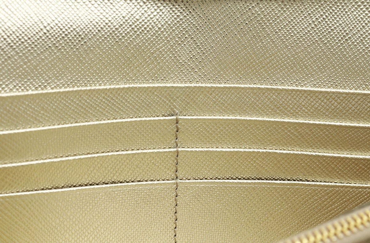 楽天市場】【財布】PRADA プラダ 2つ折り長財布 レザー サフィアーノ