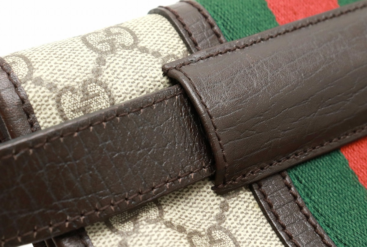 楽天市場】【バッグ】GUCCI グッチ GGキャンバス シェリーライン