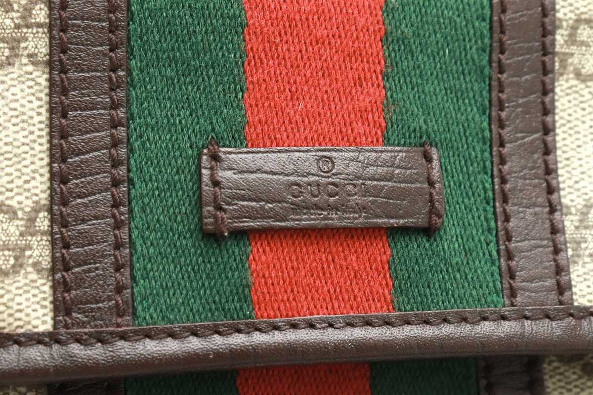 楽天市場】【バッグ】GUCCI グッチ GGキャンバス シェリーライン