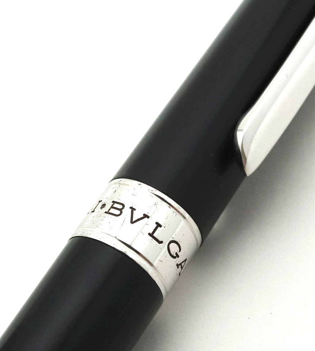 楽天市場】BVLGARI ブルガリ ボールペン ブラック SV925 シルバー