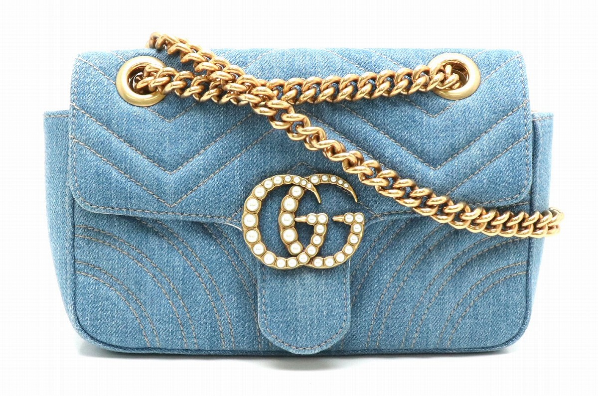 楽天市場】【未使用品】【バッグ】GUCCI グッチ GGマーモント