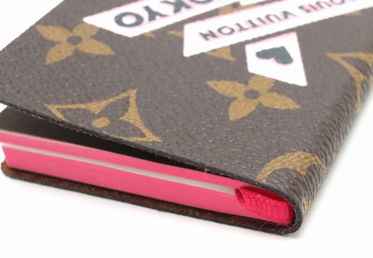 LOUIS VUITTONの非売品、キューブ型メモ帳 ルイヴィトン メモパッド