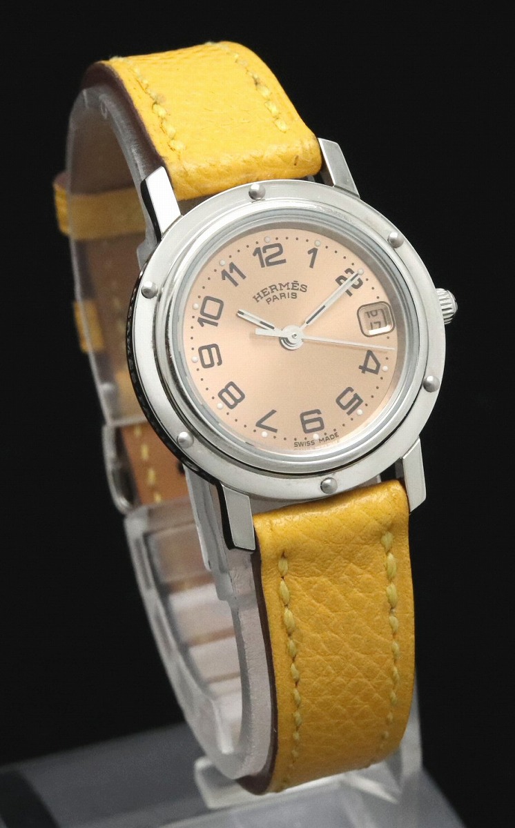 楽天市場】【ウォッチ】HERMES エルメス クリッパー デイト オレンジ