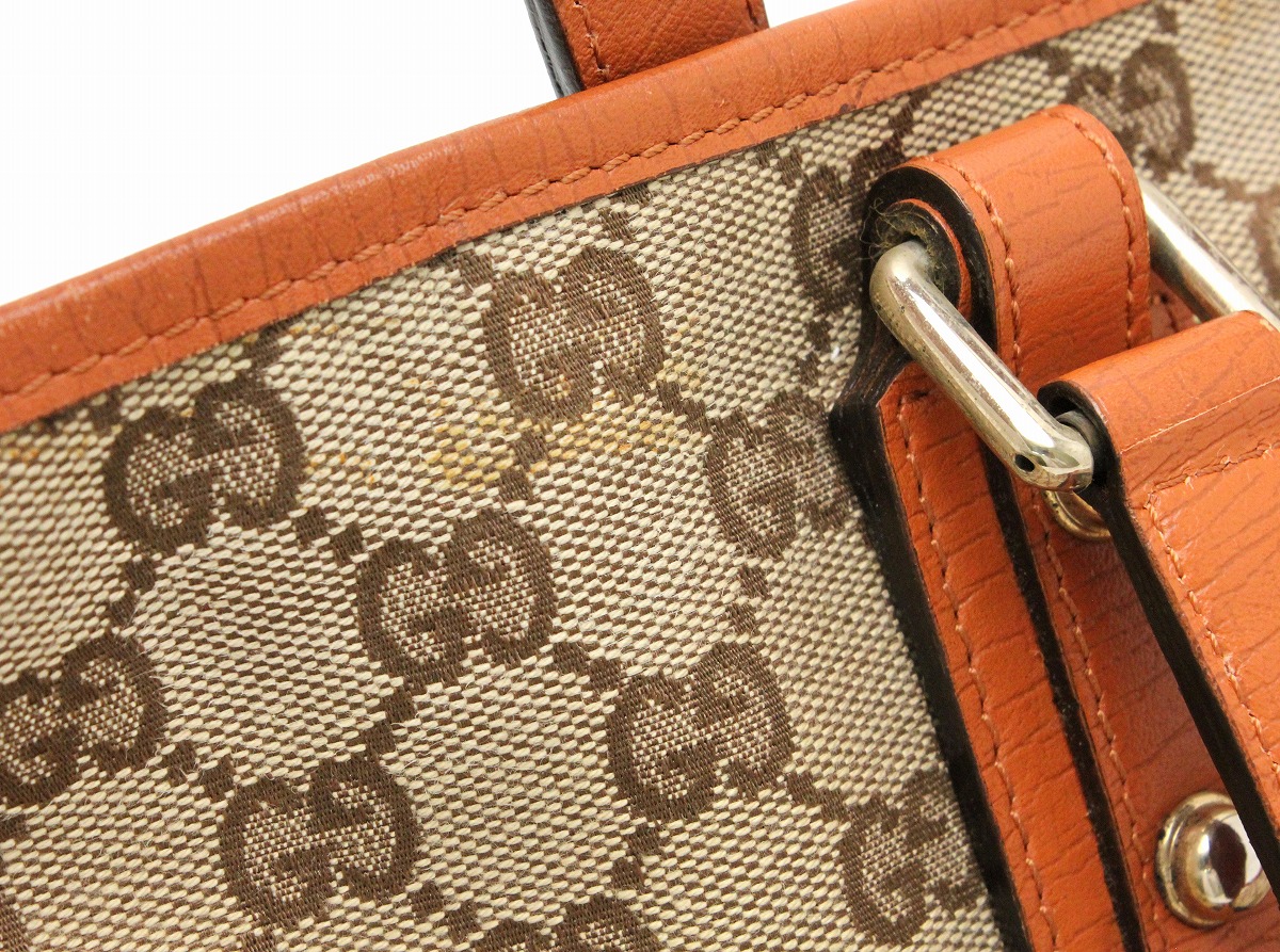 楽天市場】【バッグ】GUCCI グッチ GGキャンバス ライン トートバッグ