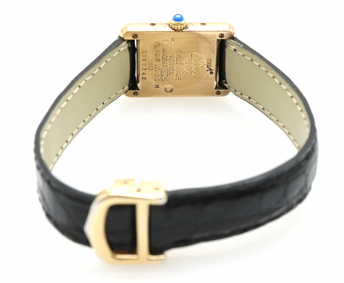 楽天市場】【ウォッチ】 Cartier カルティエ マストタンク SM ホワイト