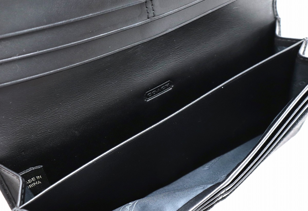 楽天市場】【財布】COACH コーチ シグネチャー がま口 2つ折長財布