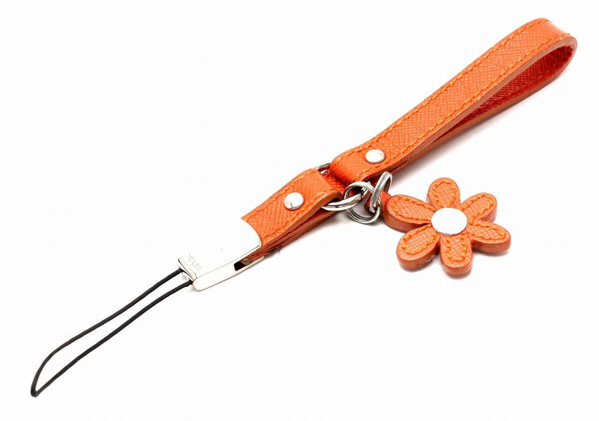 楽天市場】PRADA プラダ チャーム 携帯ストラップ フラワー モチーフ