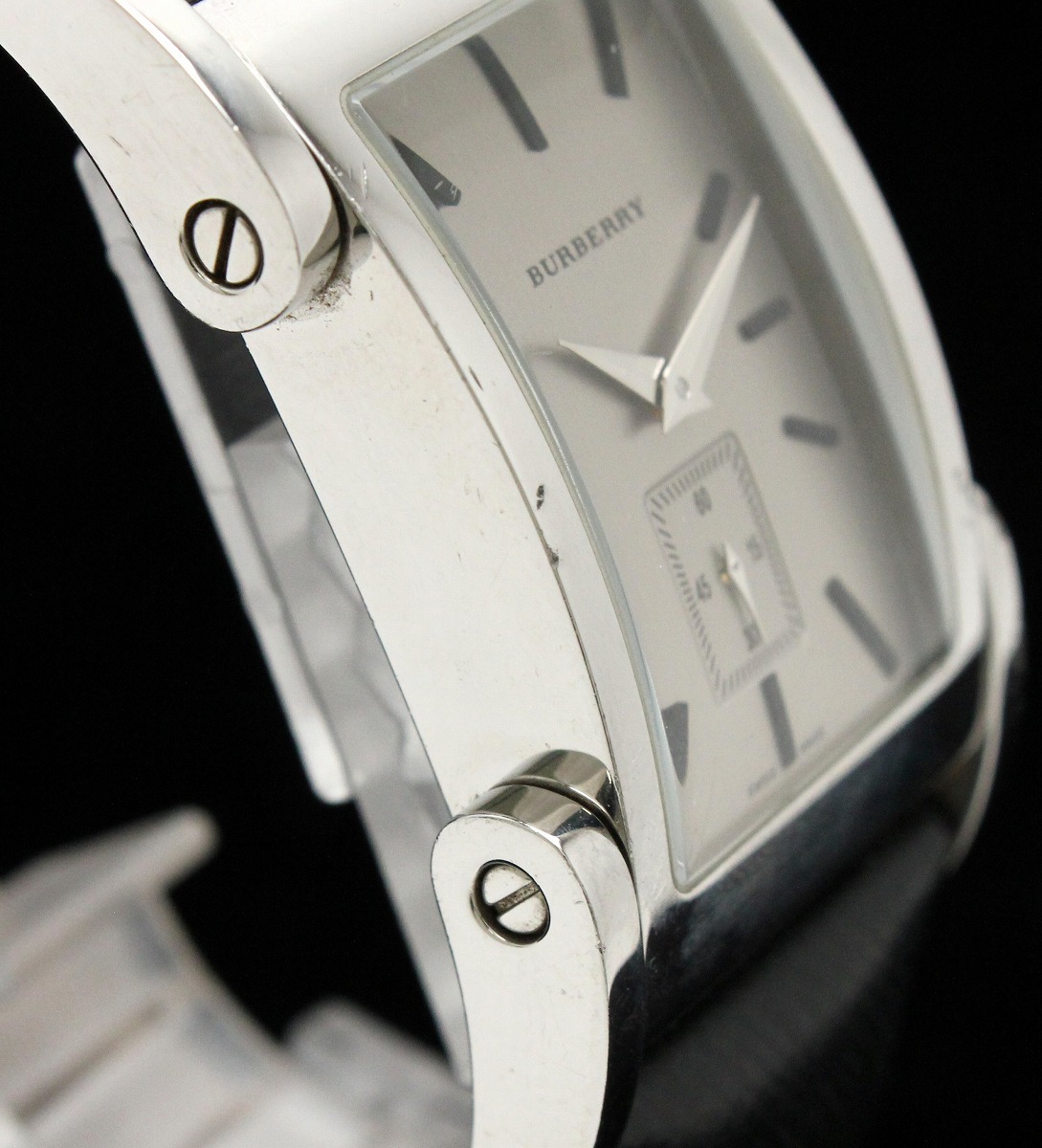 楽天市場】【ウォッチ】BURBERRY バーバリー ロンダ シルバー文字盤