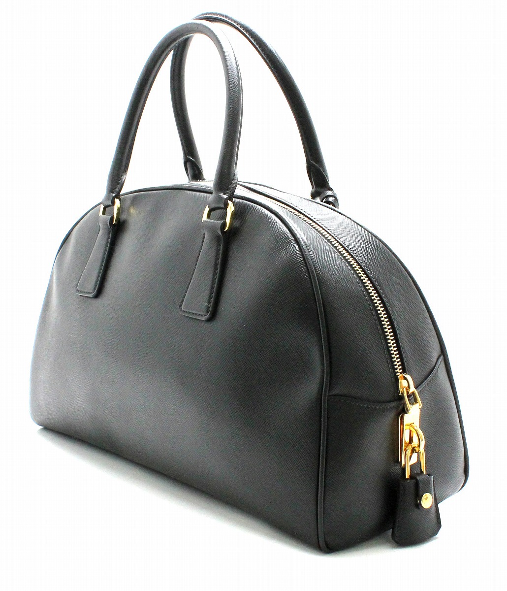 楽天市場】【バッグ】PRADA プラダ ハンドバッグ レザー NERO 黒